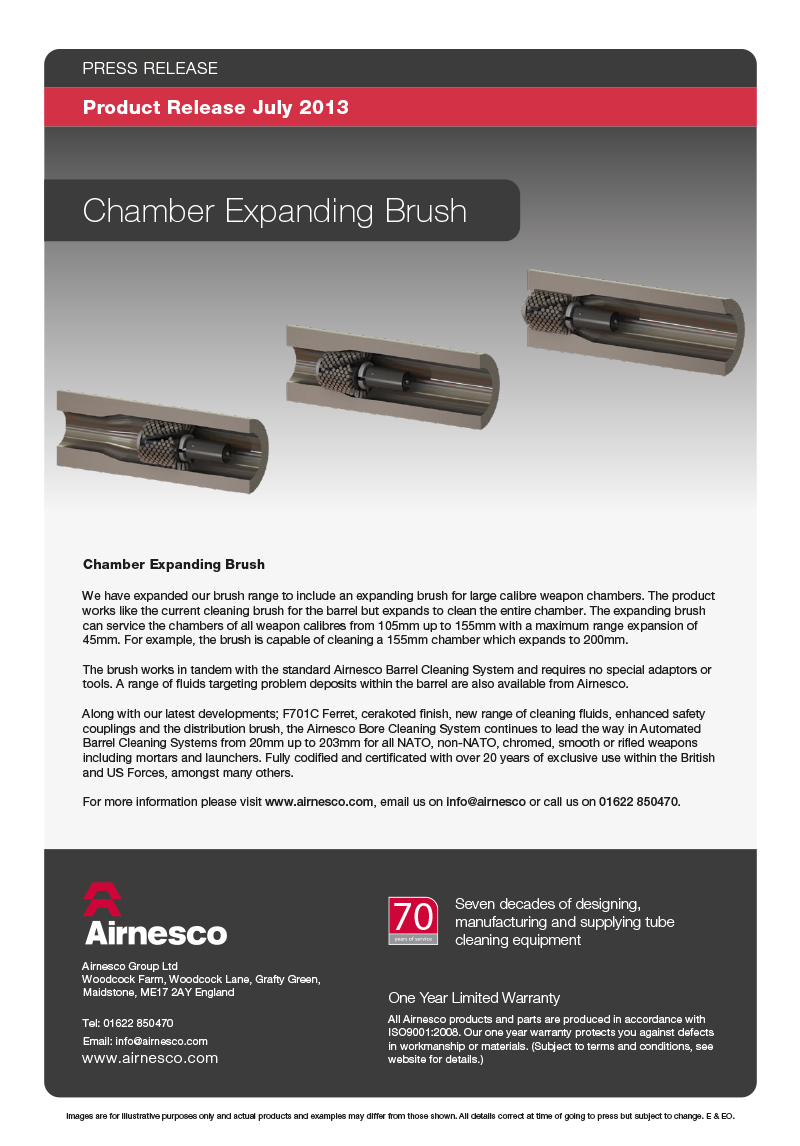 Chamber Expanding Brush