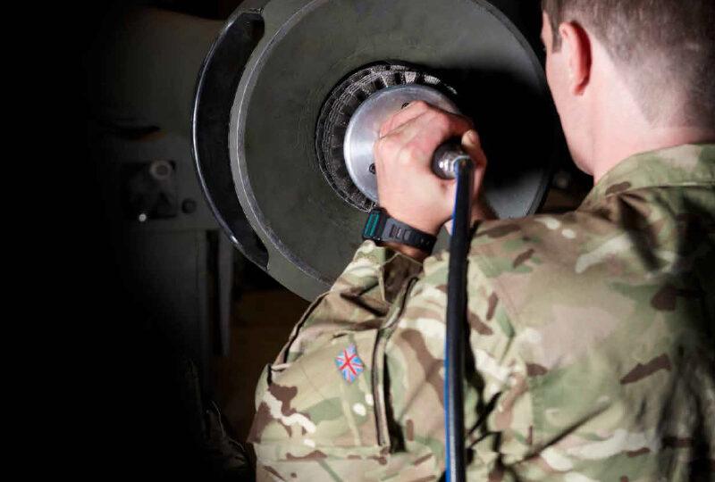 Système de nettoyage pour âme de canon Airnesco