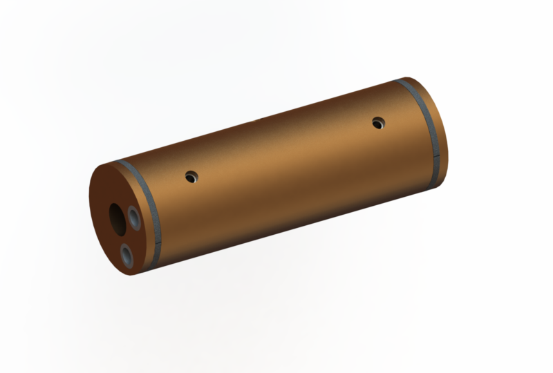 Piston with rings